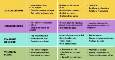 72 utilisations de produits ménagers simples pour économiser de l’argent et éviter les produits toxiques