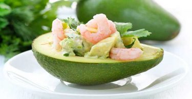 Avocats garnis aux crevettes