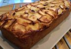 Cake aux pommes au cidre et aux raisins secs