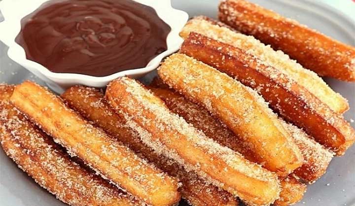 Churros croustillants et légers