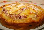 Clafoutis aux pommes flambées au Calvados