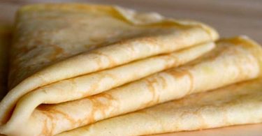 Crêpes légères au sucre vanillé