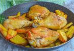 Cuisses de poulet aux pommes de terre croustillantes