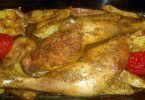 Cuisses de poulet,pommes de terre à la marocaine