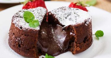 Fondant au chocolat et au lait de coco facile