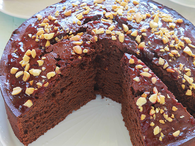 Gâteau au yaourt et cacao en Poudre