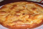 Gâteau aux pommes à la crème de vanille