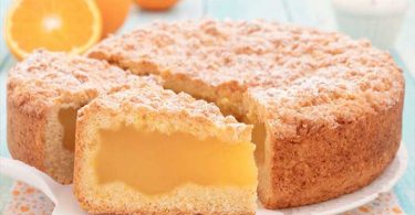 Gâteau crumble à l’orange au parfum irrésistible