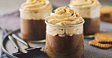 Mousse au chocolat et chantilly aux Spéculoos