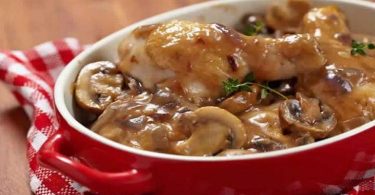 Poulet aux champignons