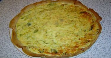 Quiche aux poireaux simple et rapide