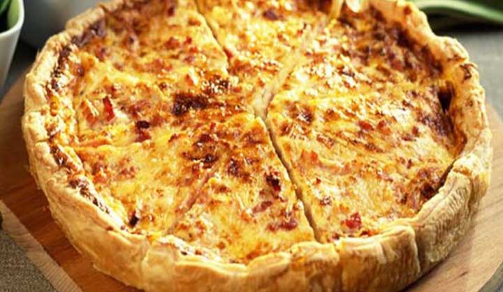 Quiche aux quatre fromages