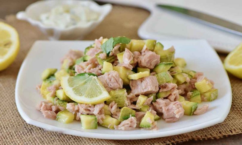 Salade de courgettes et thon Plat frais et léger