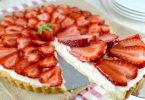 Tarte aux fraises et au chocolat blanc