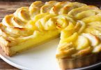 Tarte aux pommes et à la crème pâtissière