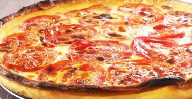 Tarte thon, tomate et moutarde