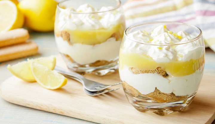 Tiramisu au citron et lemon curd