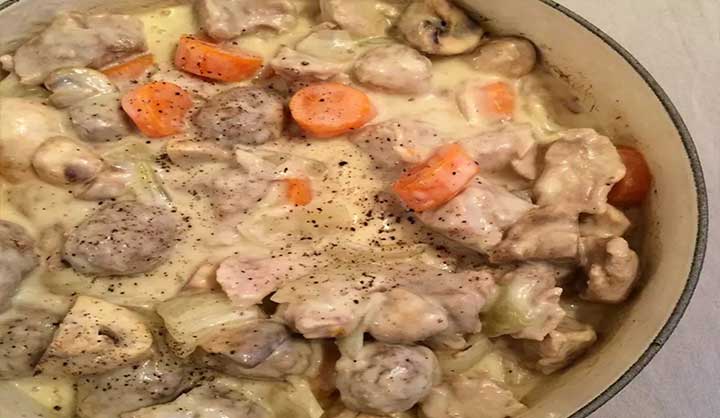 A vos cocottes !! Blanquette de veau à l’ancienne