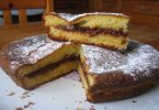 Gâteau au yaourt fourré au chocolat