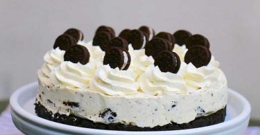 Rapide Cheesecake aux biscuits Oreo