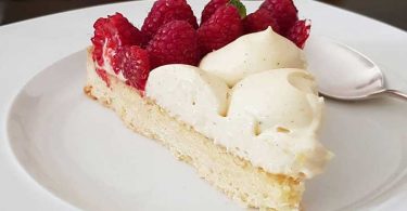 Tarte aux framboises Mascarpone