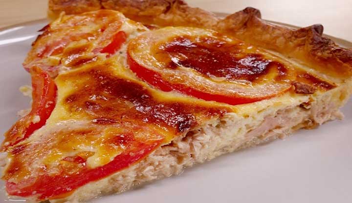 Tarte thon tomate et Moutarde