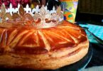 Galette des rois aux pommes vanillées et rhum