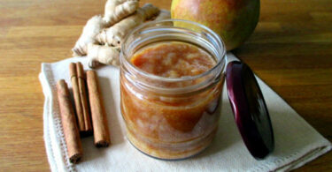 Confiture de poire au gingembre et la cannelle WW